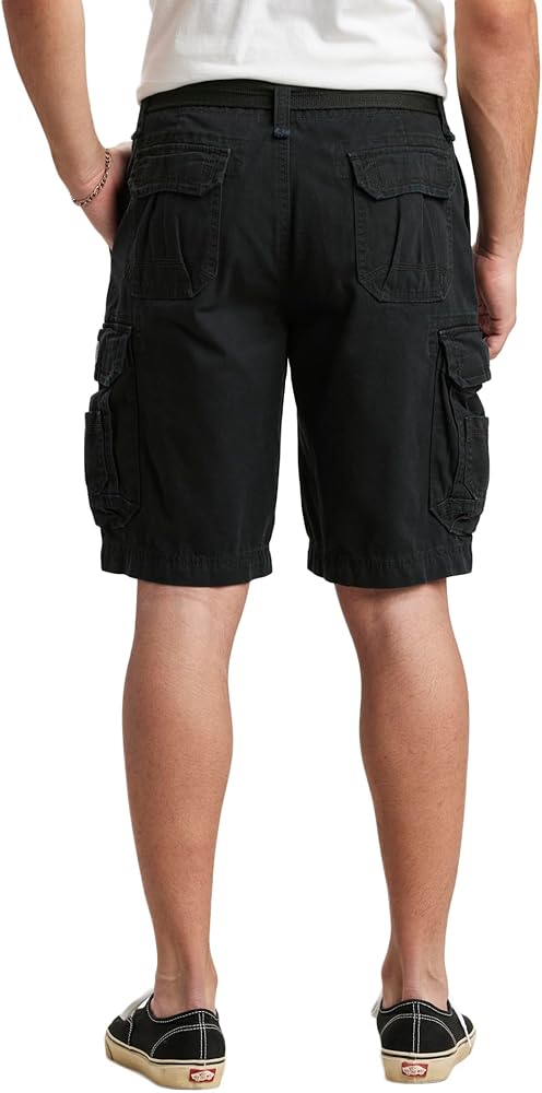 新品　BRIEFING BIG BEAT CARGO SHORT PANTS Unionbay Men's Survivor Belted Cargo Short, Black, 30